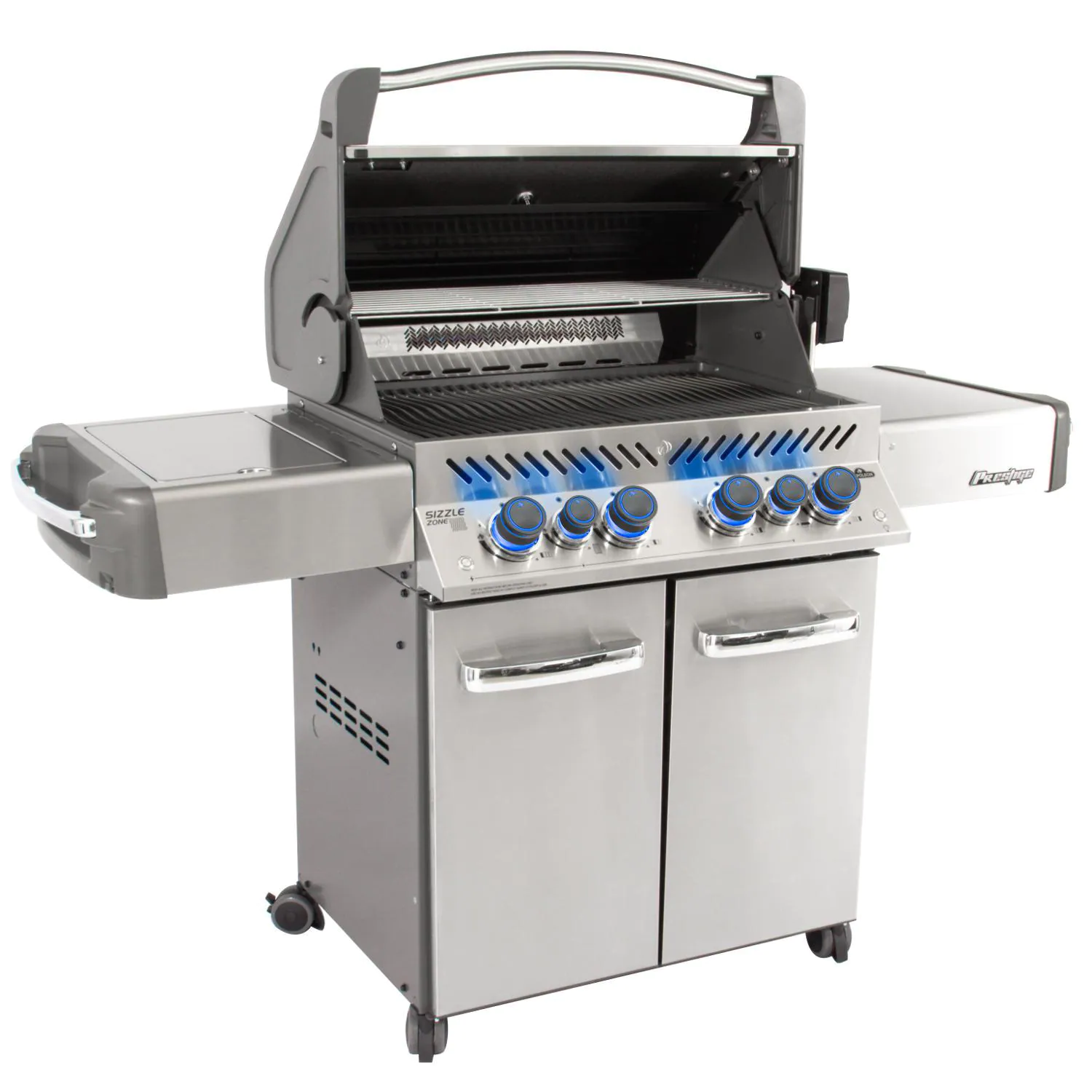 Napoleon Prestige 500 Gas Grill W/ Infrared Rear Burner, Infrared Side Burner & Rotisserie Kit 1 Napoleon Prestige 500 Gas Grill W/ Infrared Rear Burner, Infrared Side Burner & Rotisserie Kit
