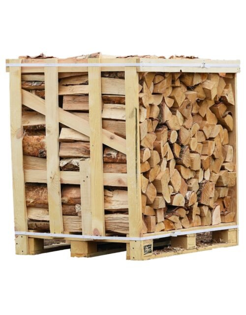 Birch Firewood 1m3 Crate Kiln Dried Logs
