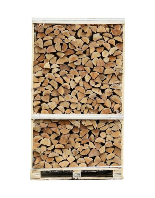 Kiln Dried Birch Firewood Logs Large 2m3 Crate